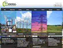 Tablet Screenshot of gecoenergia.com